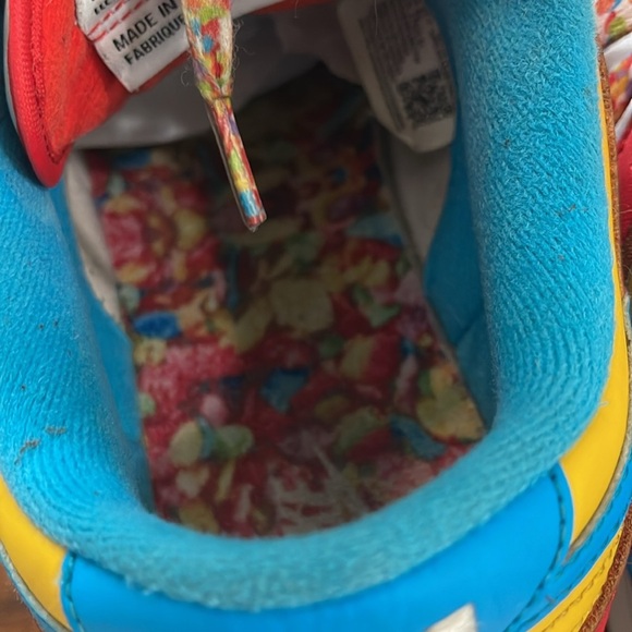 Nike Dunk Low men’s 9.5 QS LeBron James Fruity Pebbles Sneakers DH8009-600 - Picture 9 of 17